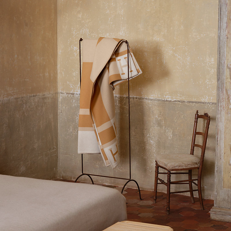 HERMES】バヤデールブランケット 3色展開で選べる贅沢*【HERMES